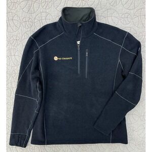 Kuhl Interceptr 1/4 Zip Fleece‎ Pullover Black Logo / Mens XXL